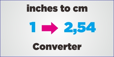 inches to cm converter